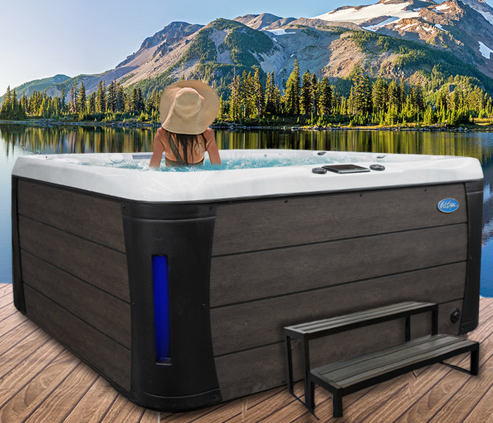 Calspas hot tub being used in a family setting - hot tubs spas for sale Huntsville